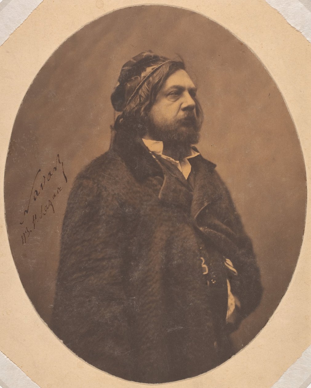 Theophile Gautier, ca. 1856. av Nadar