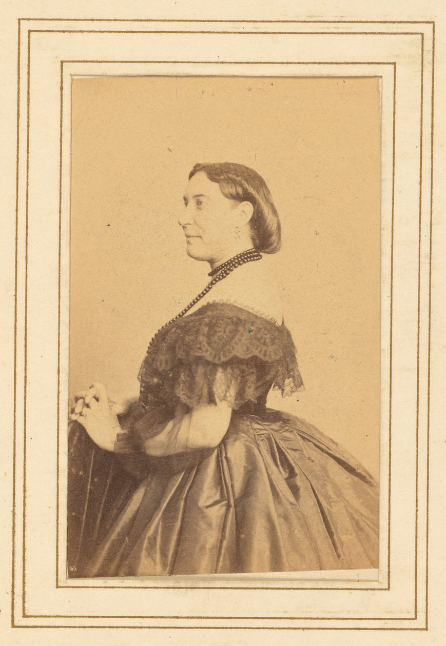 Augustine Brohan av Nadar [Gaspard Félix Tournachon]