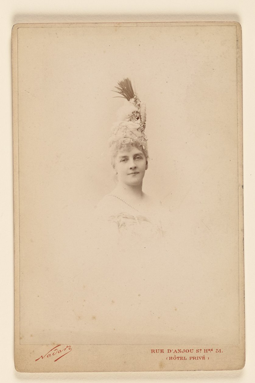 [Grevinnan Hélène de Pourtalès] av Nadar [Gaspard Félix Tournachon]