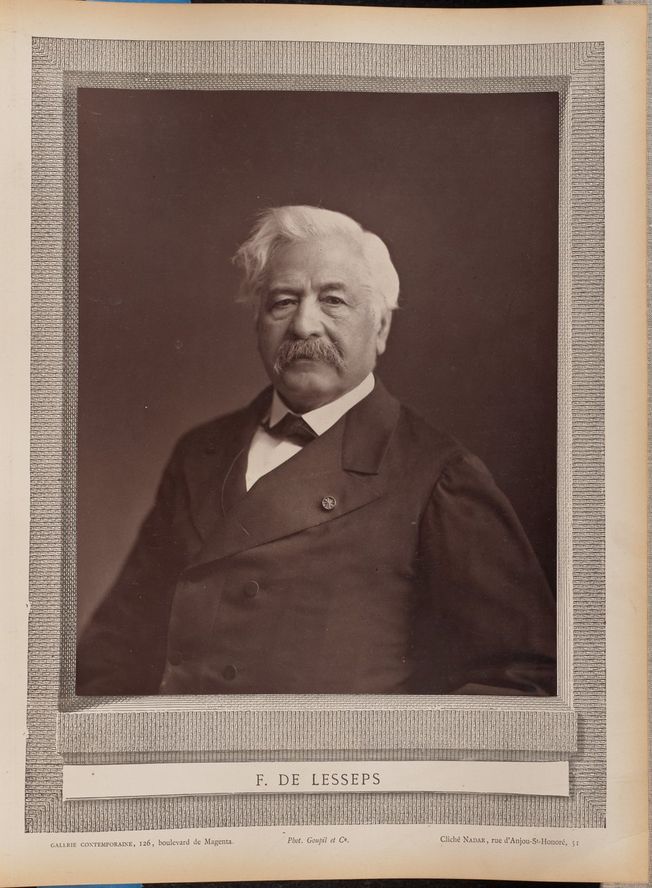 F. de Lesseps av Nadar [Gaspard Félix Tournachon]