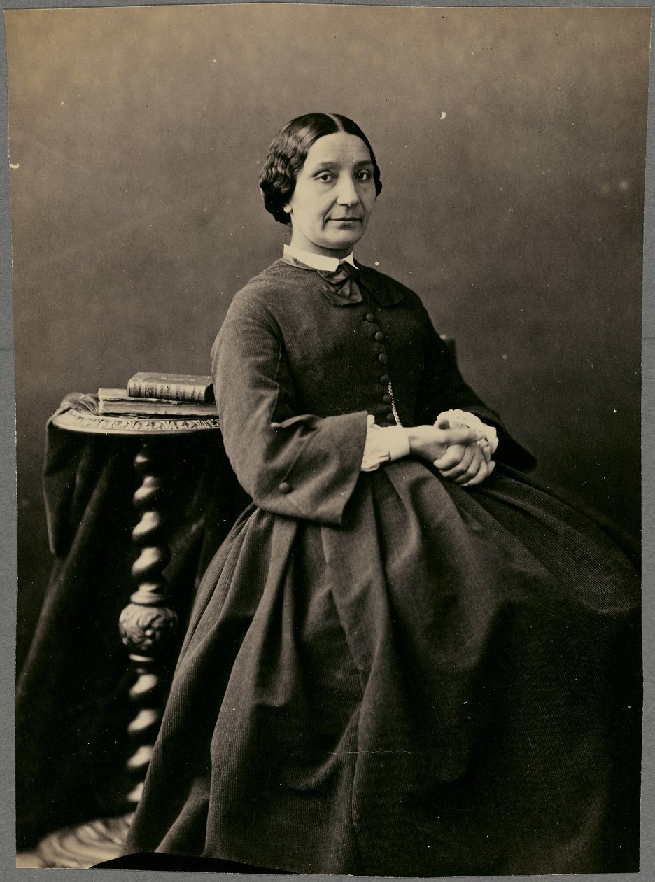 Fröken Elise Veuillot av Nadar [Gaspard Félix Tournachon]