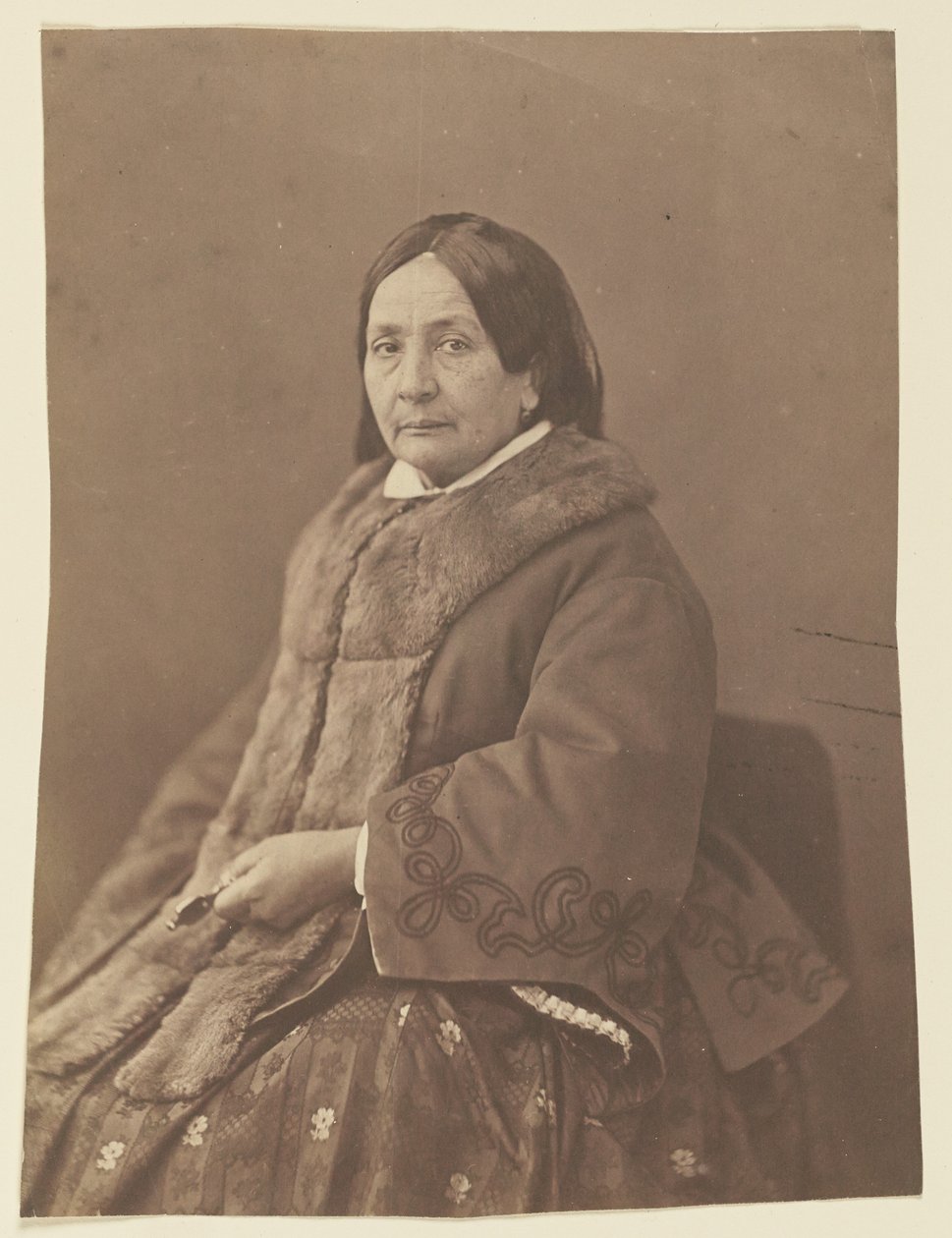 Fru Eugénie Niboyet av Nadar [Gaspard Félix Tournachon]