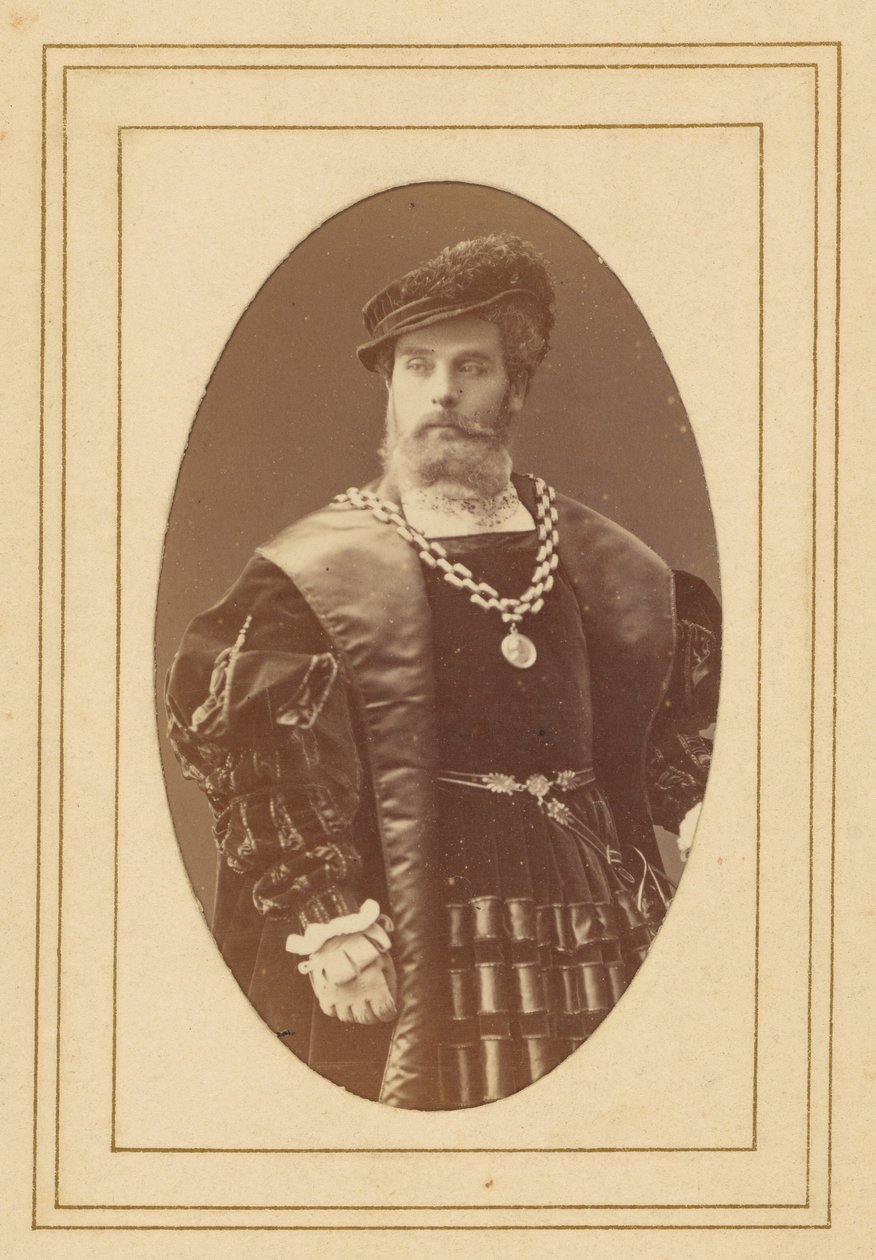 Worms [fransk skådespelare] av Nadar [Gaspard Félix Tournachon]