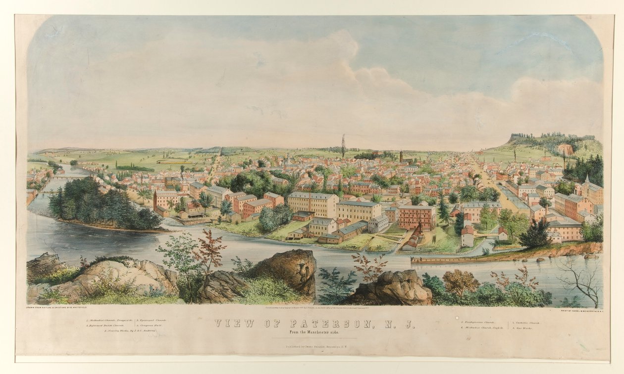 Utsikt över Paterson, N.J. av Nagel and Weingarten