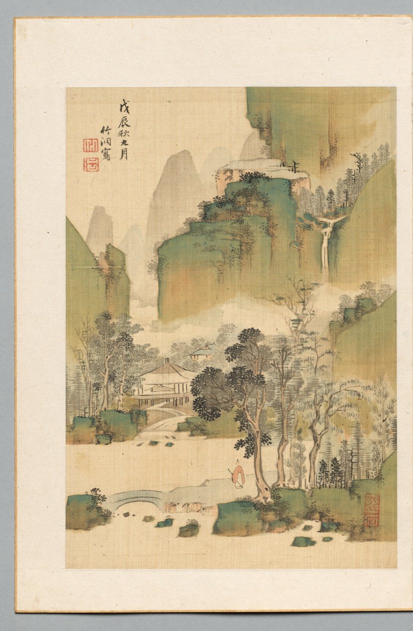 Landskap av Nakabayashi Chikuto