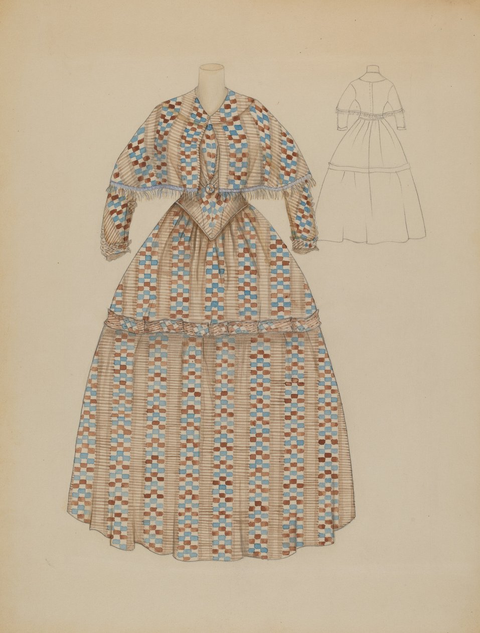 Klänning, c. 1937. av Nancy Crimi