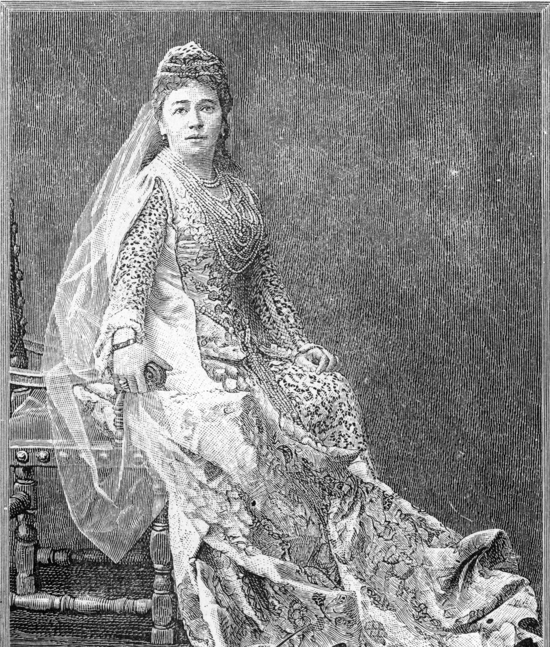 Madame Albani, 1893 av Napoleon Sarony