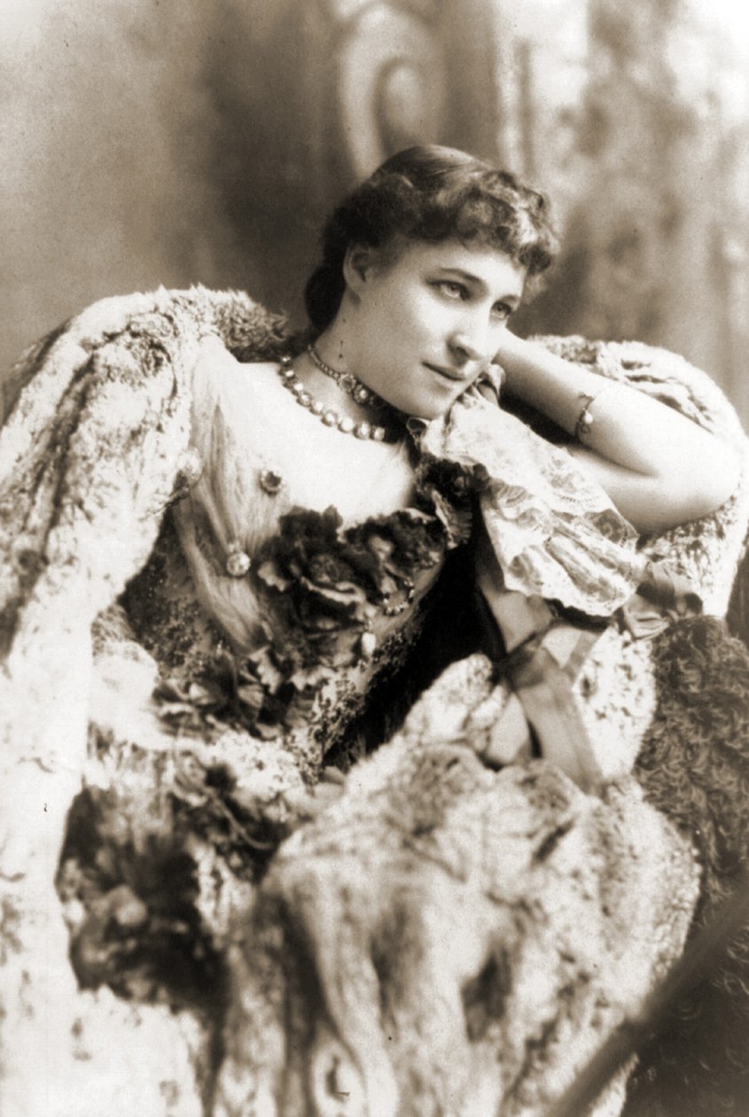 Porträtt av Lillie Langtry, ca 1887 av Napoleon Sarony