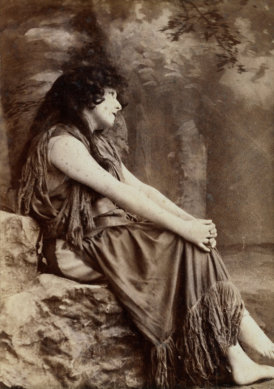 Sarah Bernardt in a New York Production av Napoleon Sarony