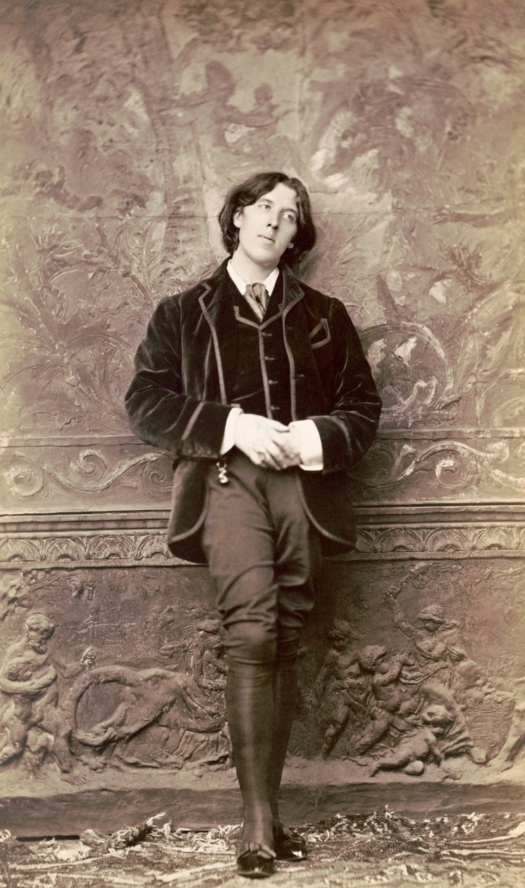 Oscar Wilde, tidigt 1880-tal (foto) av Napoleon Sarony