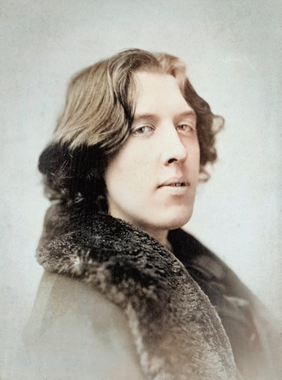 Oscar Wilde, tidigt 1880-tal (foto) av Napoleon Sarony