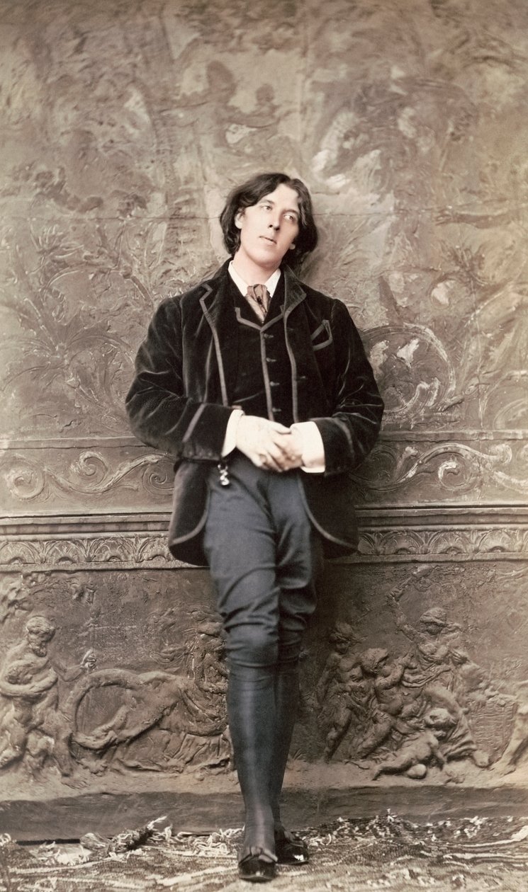 Oscar Wilde, tidigt 1880-tal (foto) av Napoleon Sarony