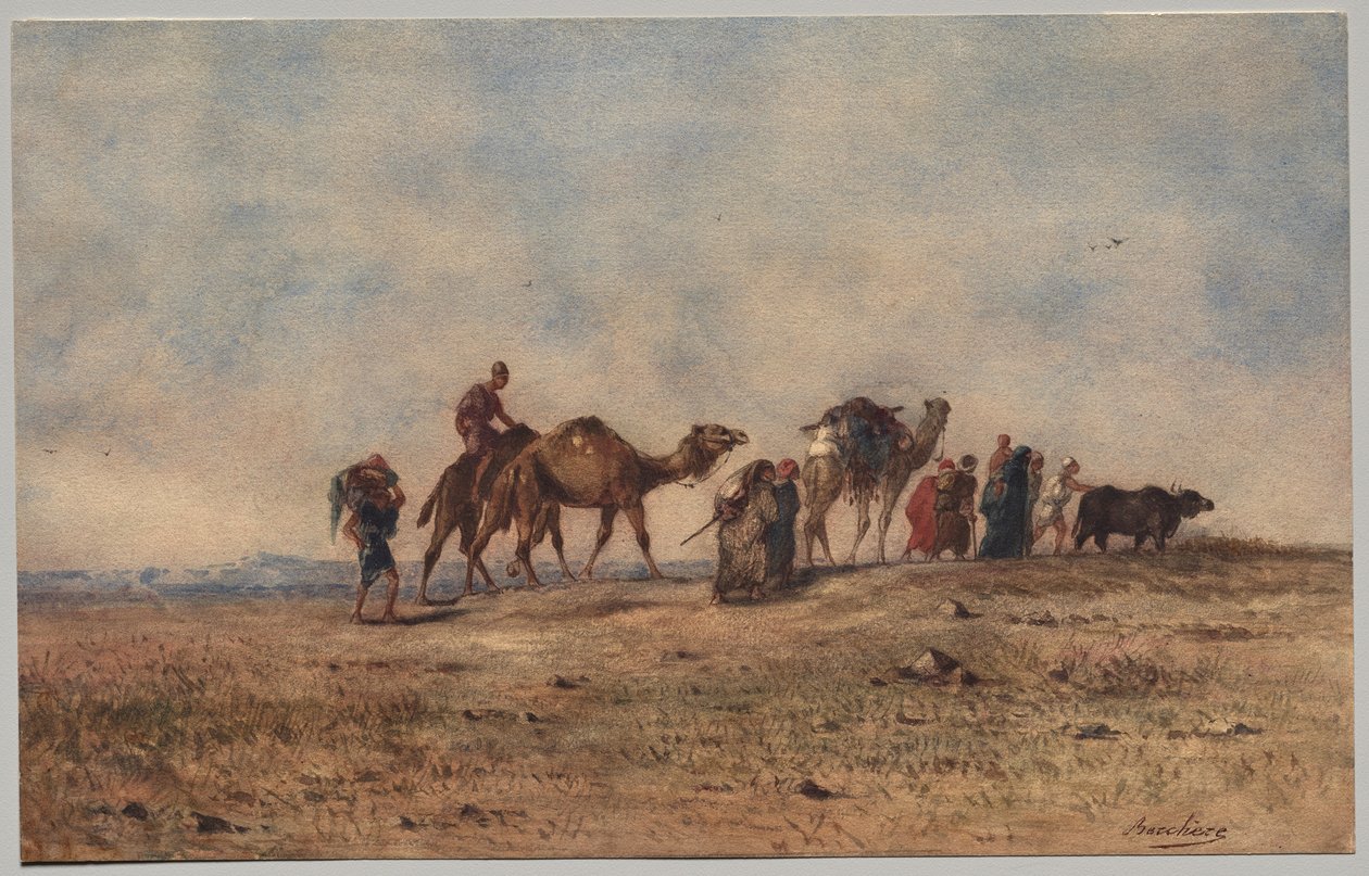 En husvagn i öknen av Narcisse Berchere