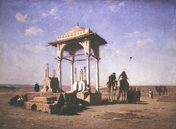 Desert Shrine av Narcisse Berchere