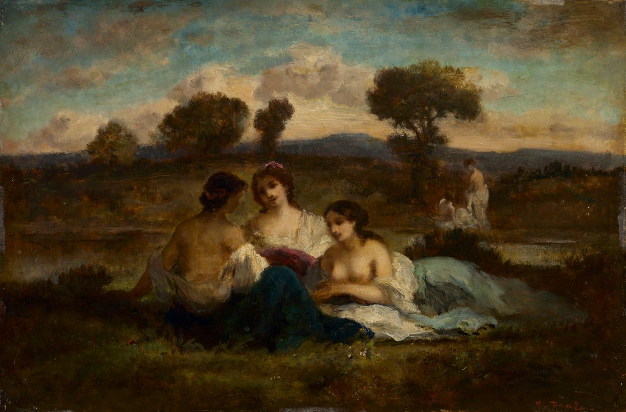 The Baders, efter 1847. av Narcisse Diaz de la Pena