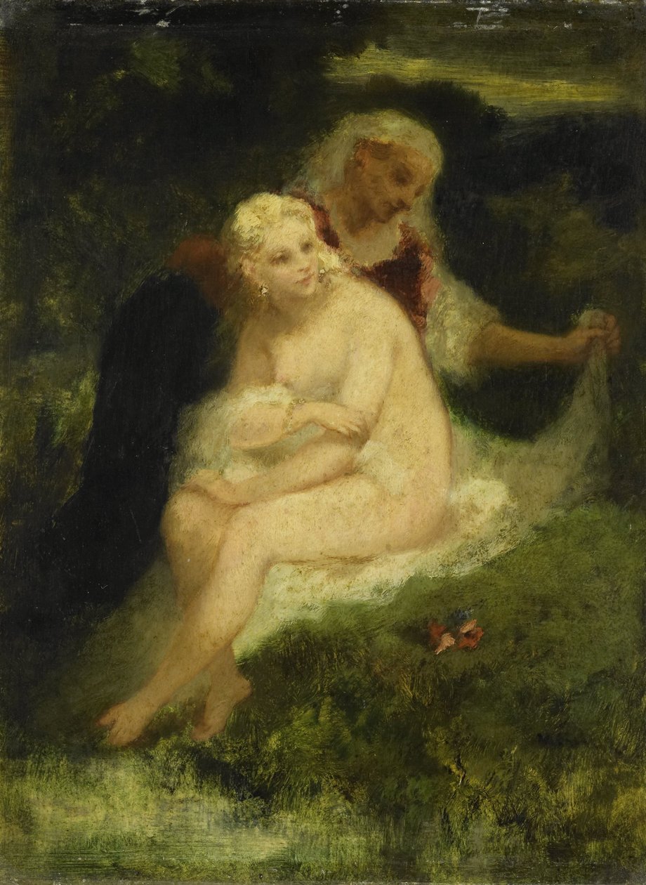 Efter badet av Narcisse Virgile Diaz de la Peña