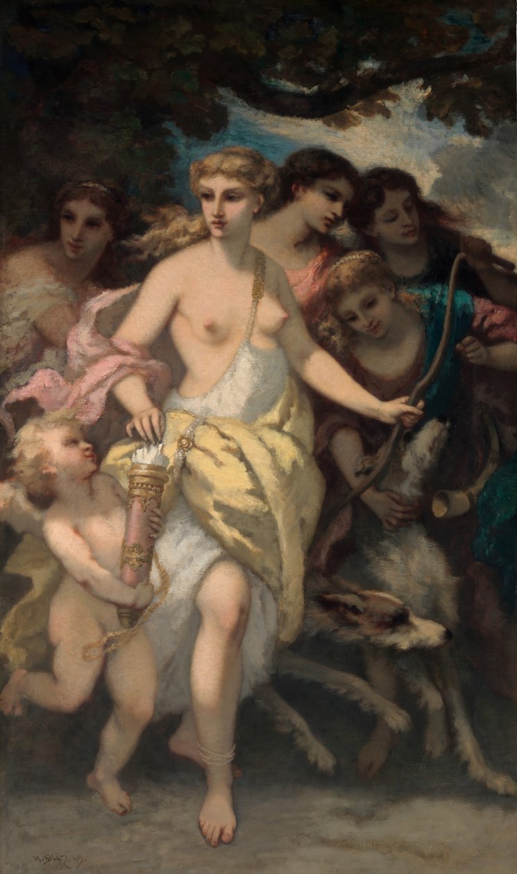 Diana, 1849. av Narcisse Virgile Diaz de la Peña