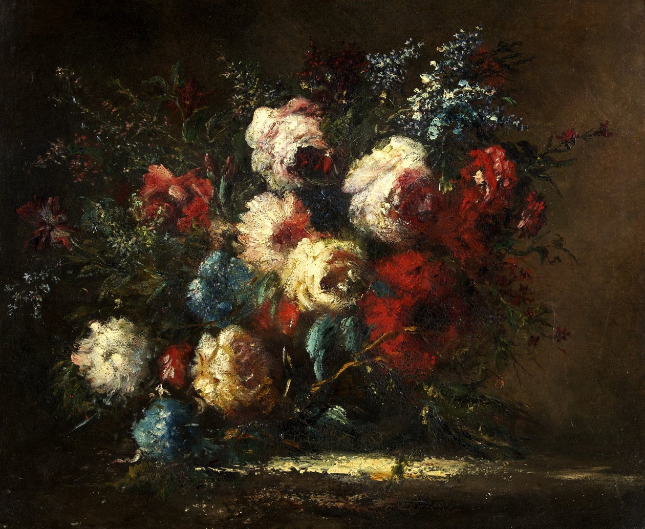 Blomma stycke av Narcisse Virgile Diaz de la Peña