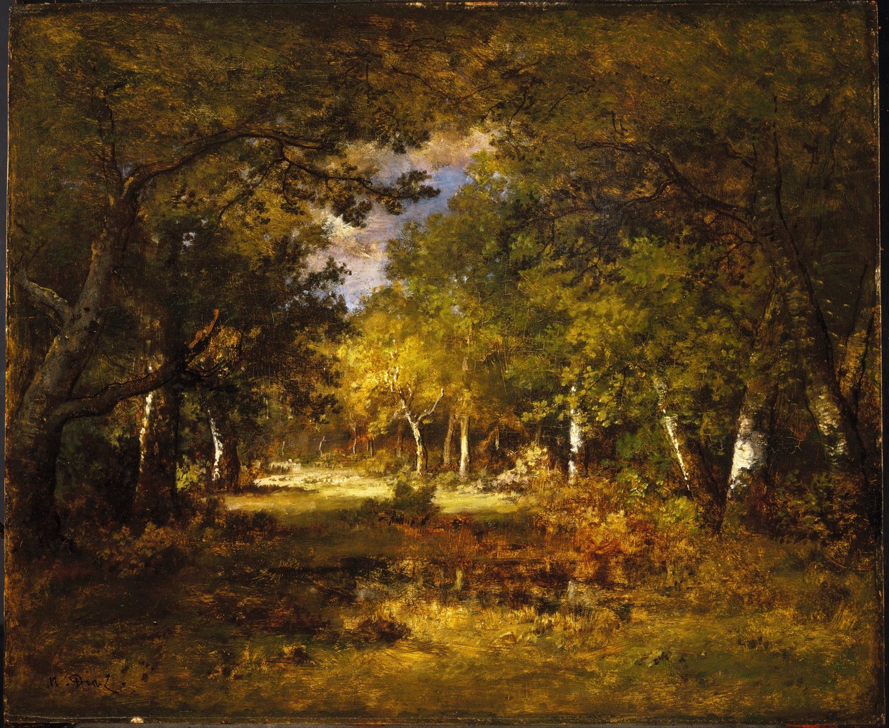 Forest Scene av Narcisse Virgilio Díaz