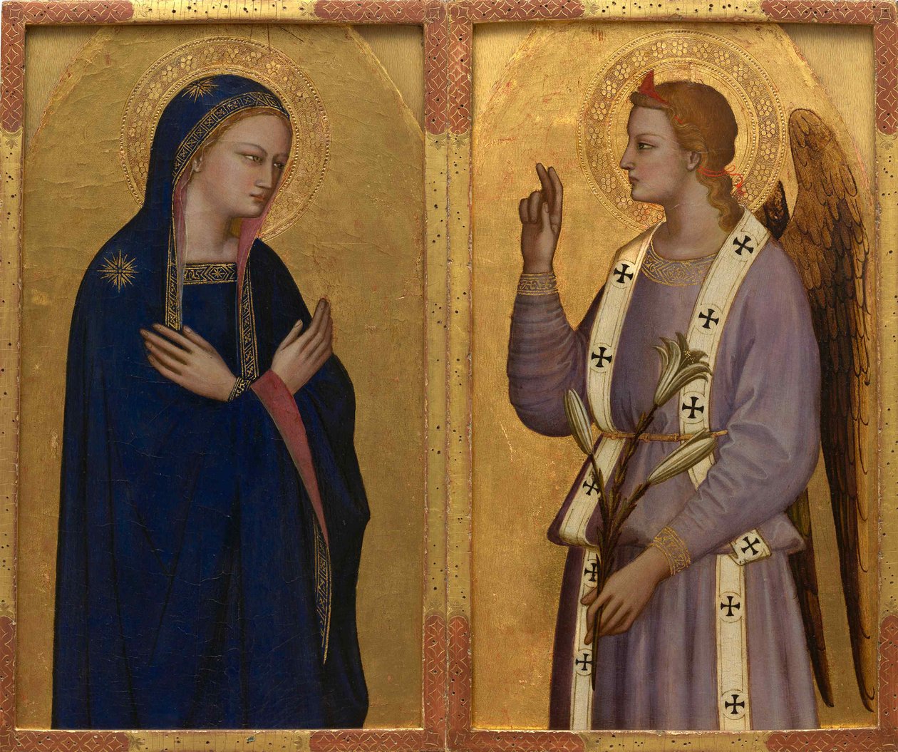 Bebådelsen, ca 1350. av Nardo di Cione