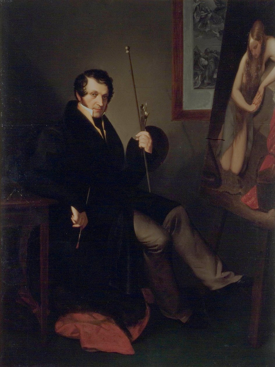 Självporträtt, 1831. av Natale Schiavoni