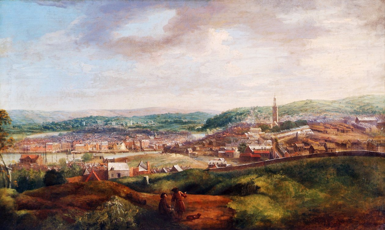 View of Cork, 1780 (för detaljer se 76429) av Nathaniel Grogan