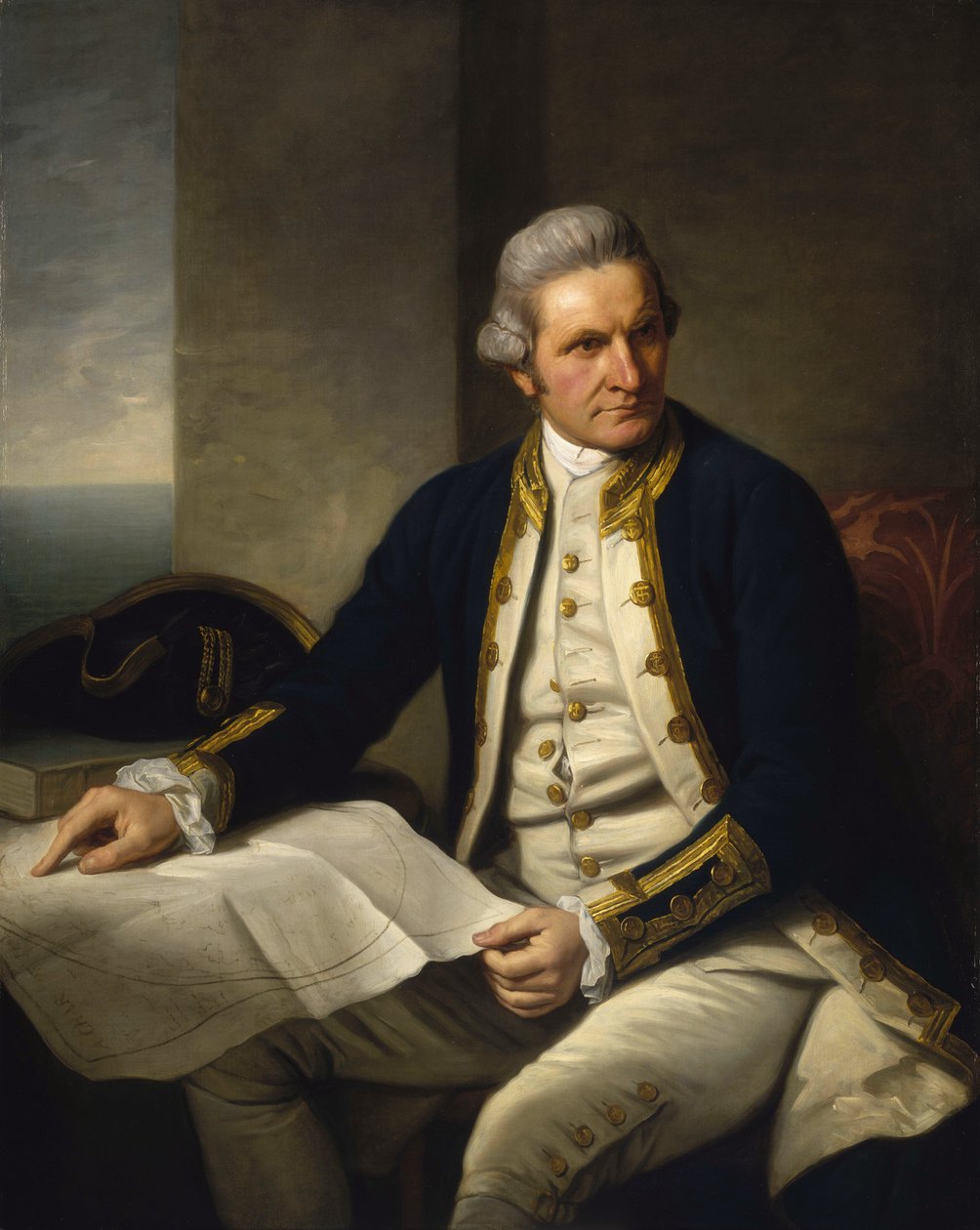 Kapten James Cook av Nathaniel Dance Holland