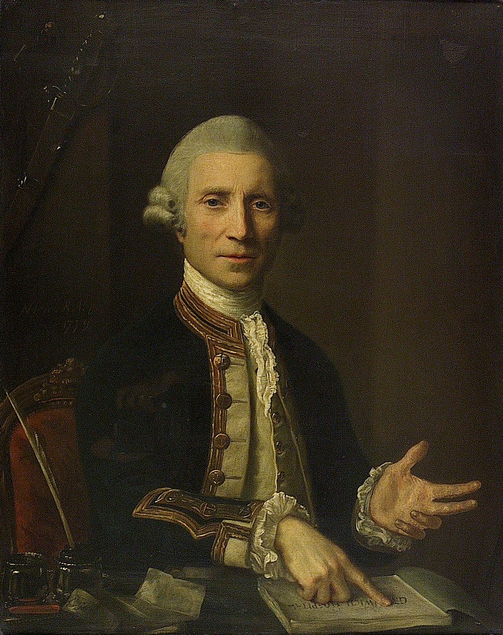 Kapten Thomas Baillie (d.1802) av Nathaniel Hone