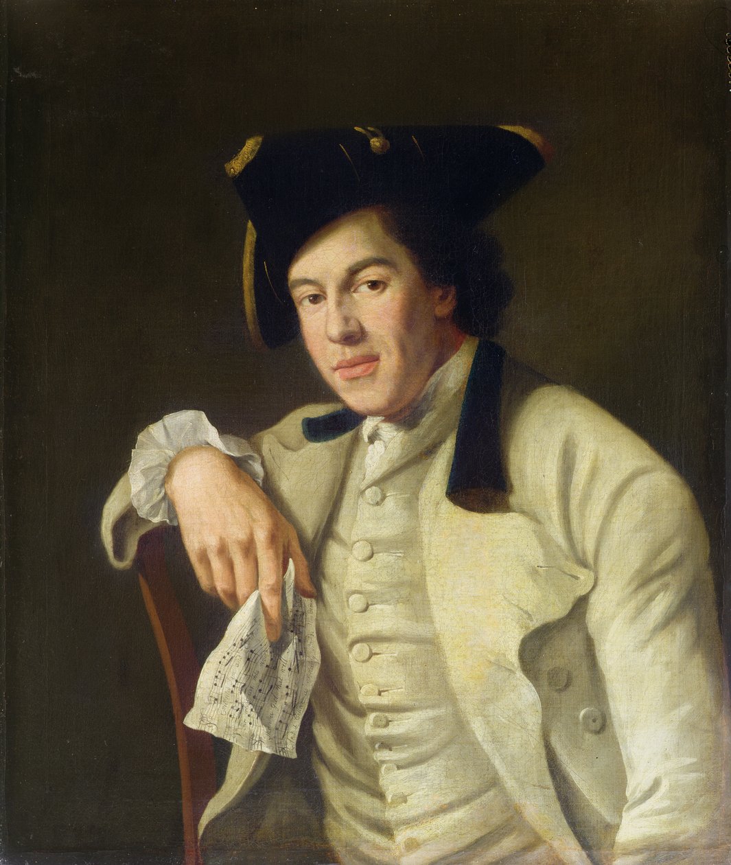 Porträtt av Charles Lee Lewis (1740-1803) av Nathaniel Hone