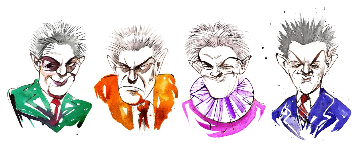 Carl Nielsen, karikatyr av Neale Osborne