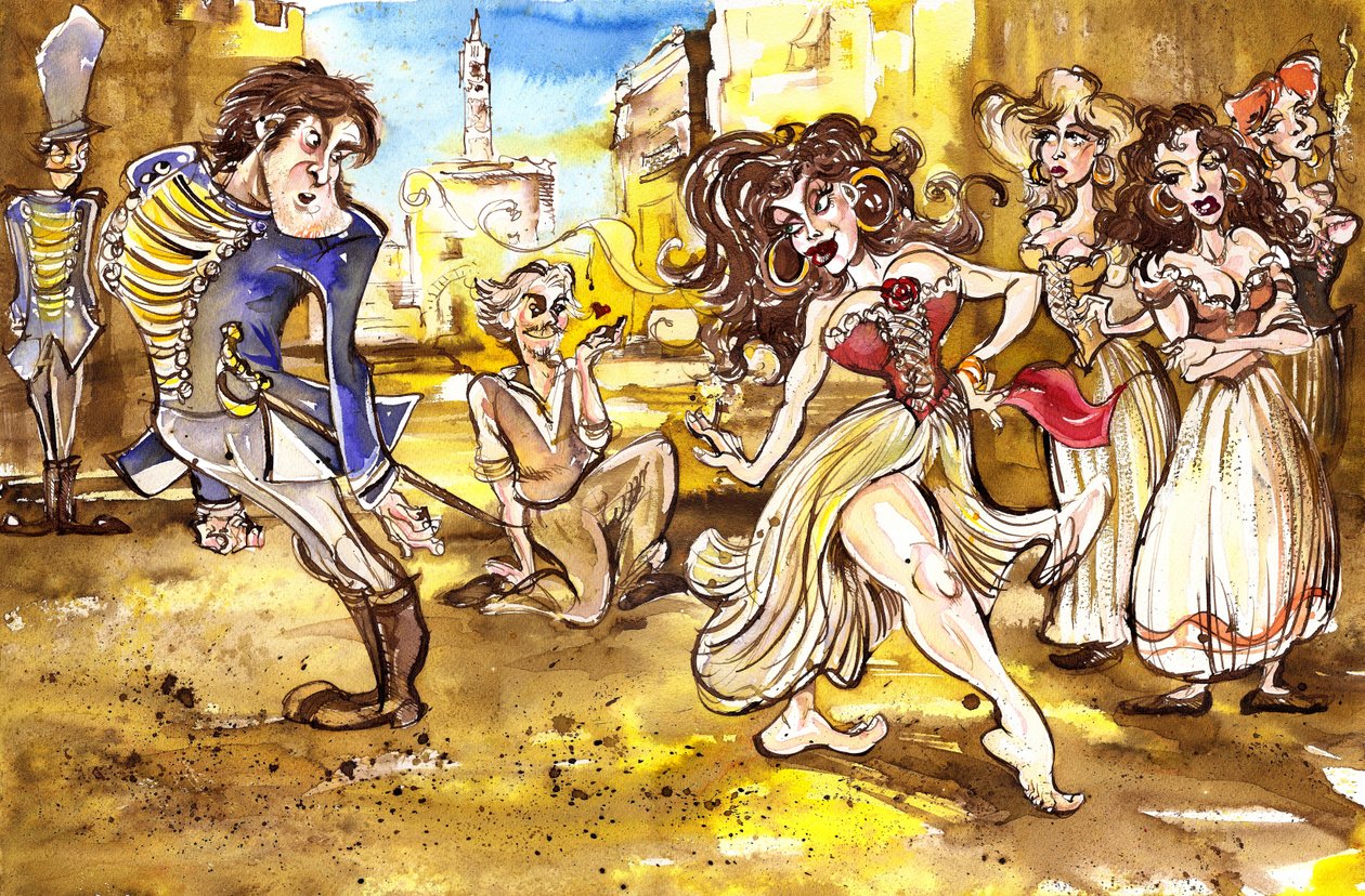 Georges Bizets opera Carmen av Neale Osborne