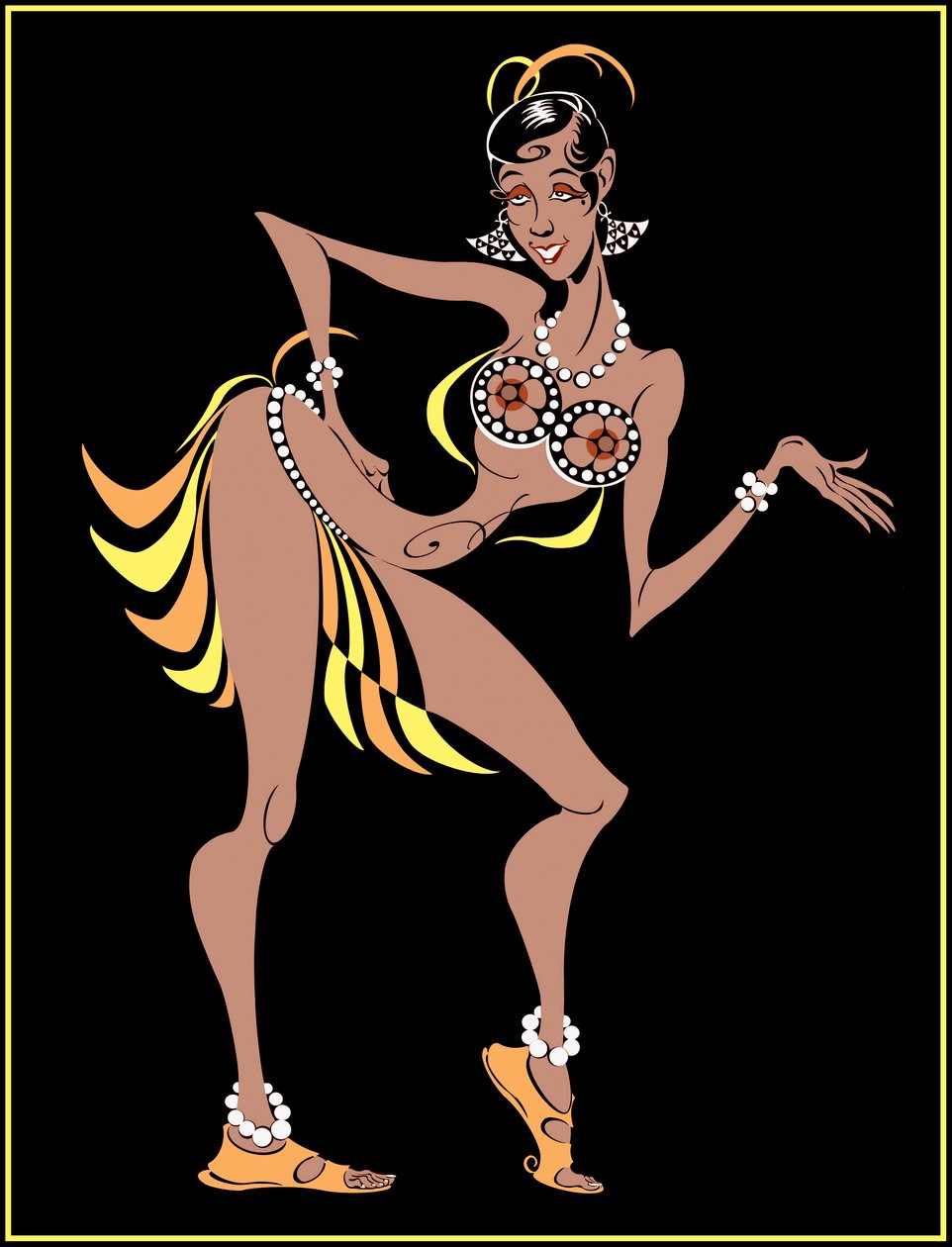 Josephine Baker av Neale Osborne
