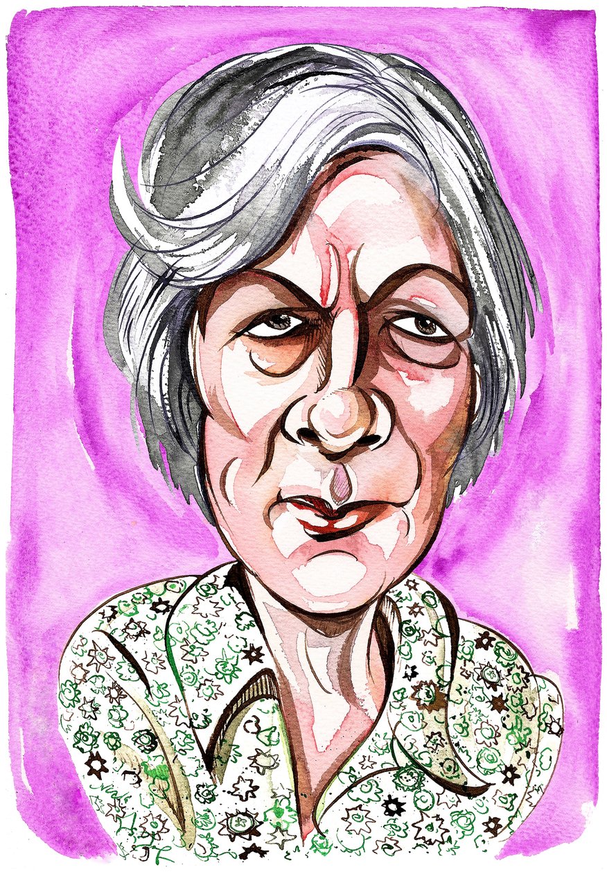 Judith Weir - karikatyr av Neale Osborne