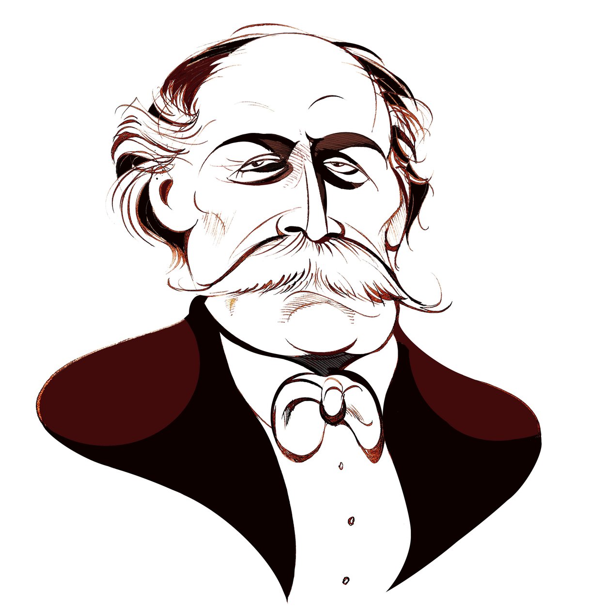 Jules Massenet - karikatyr av Neale Osborne