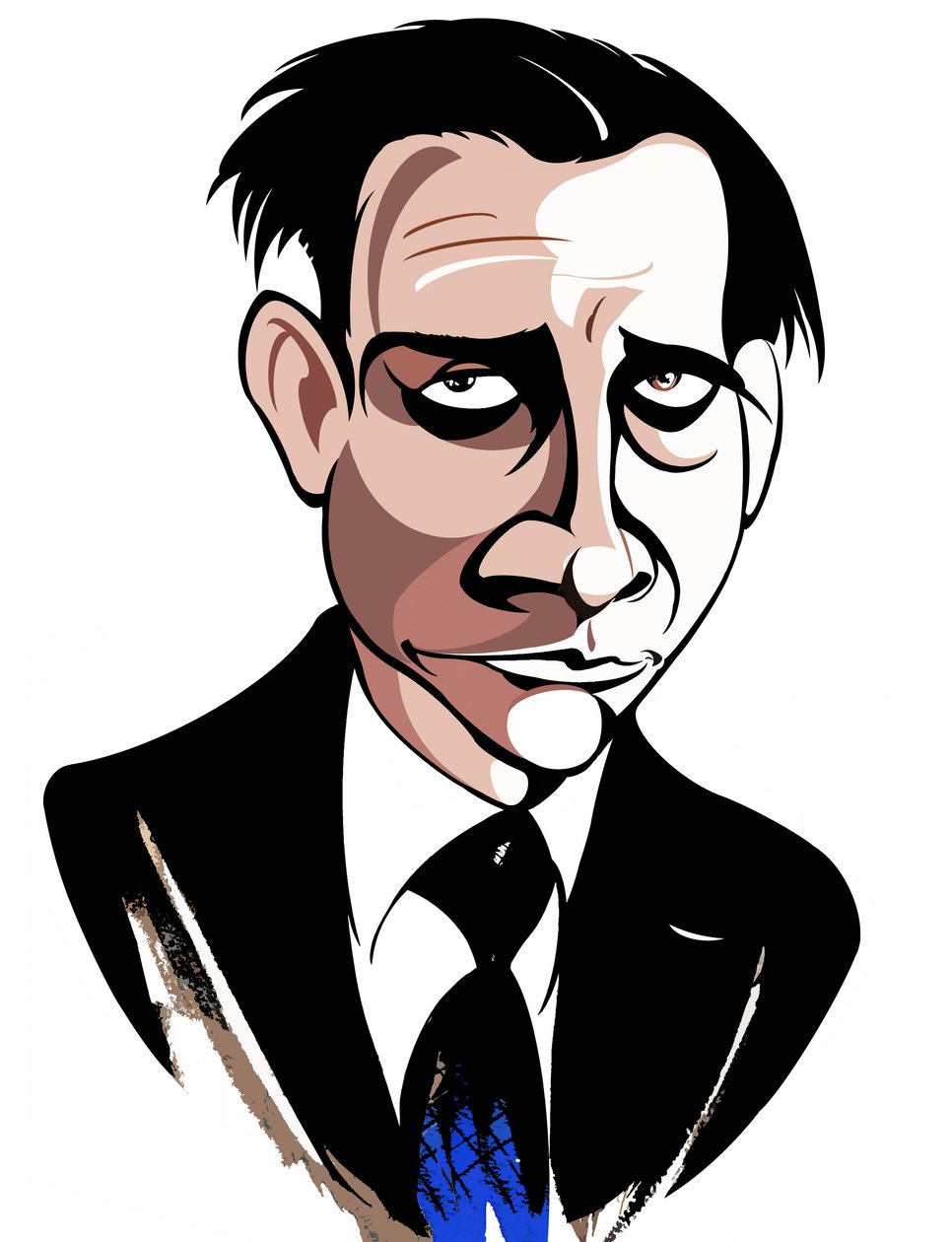 Sir Lennox Berkeley - karikatyr av Neale Osborne