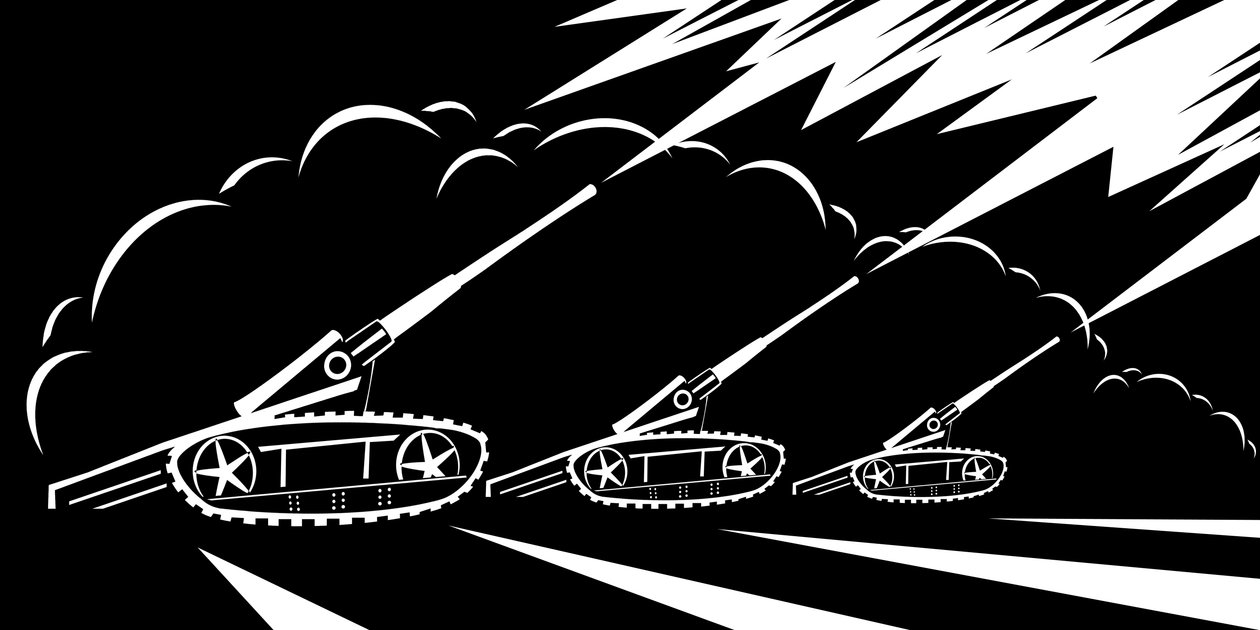 svartvit illustration av Neale Osborne