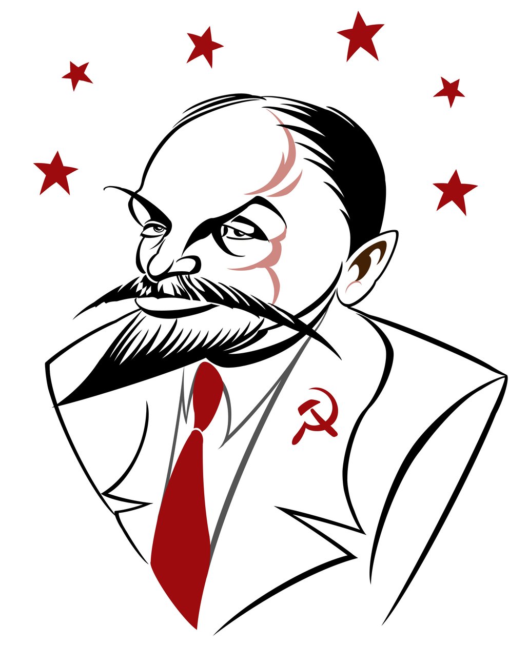 Lenin, 2019 (digitalt) av Neale Osborne
