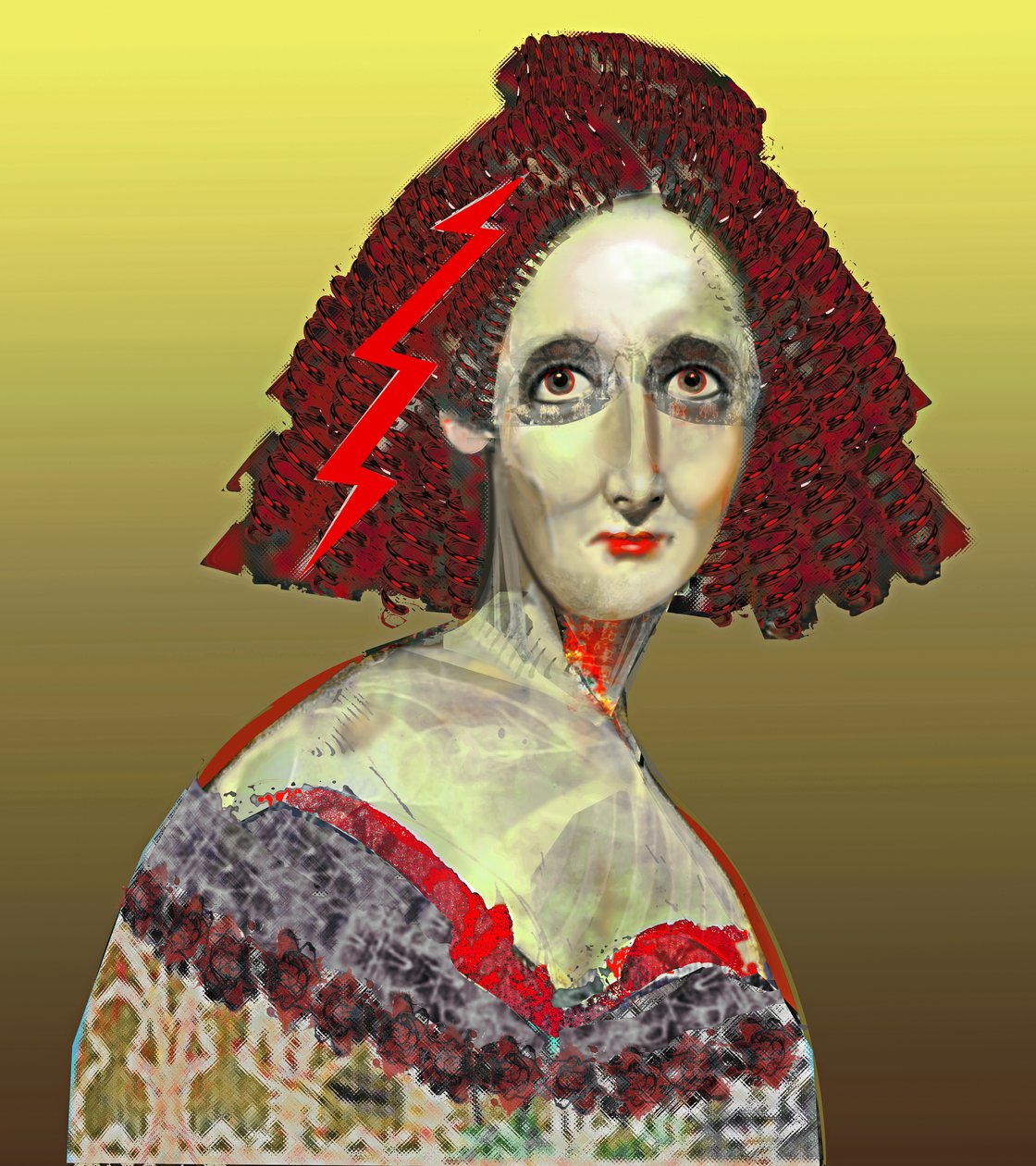 Mary Wollstonecraft Shelley, 2023 (digitalt) av Neale Osborne