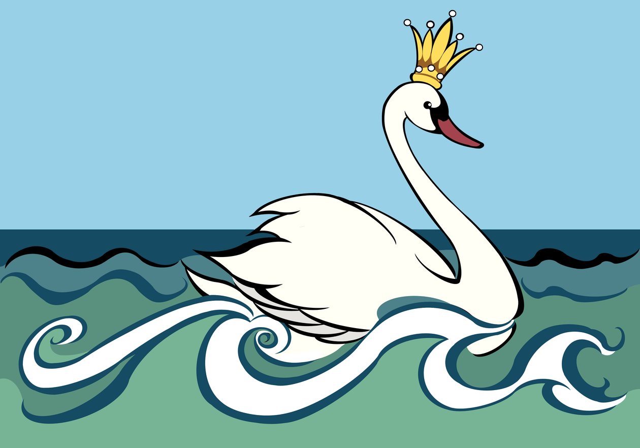 Svanprinsessan, 2022 (digital) av Neale Osborne