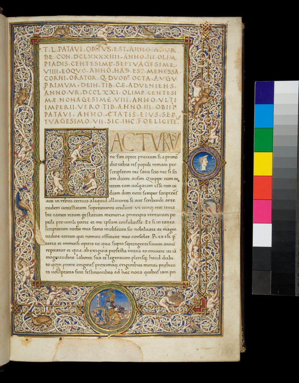 Ms 346. Livy, från stadens grundande av Neapolitan School