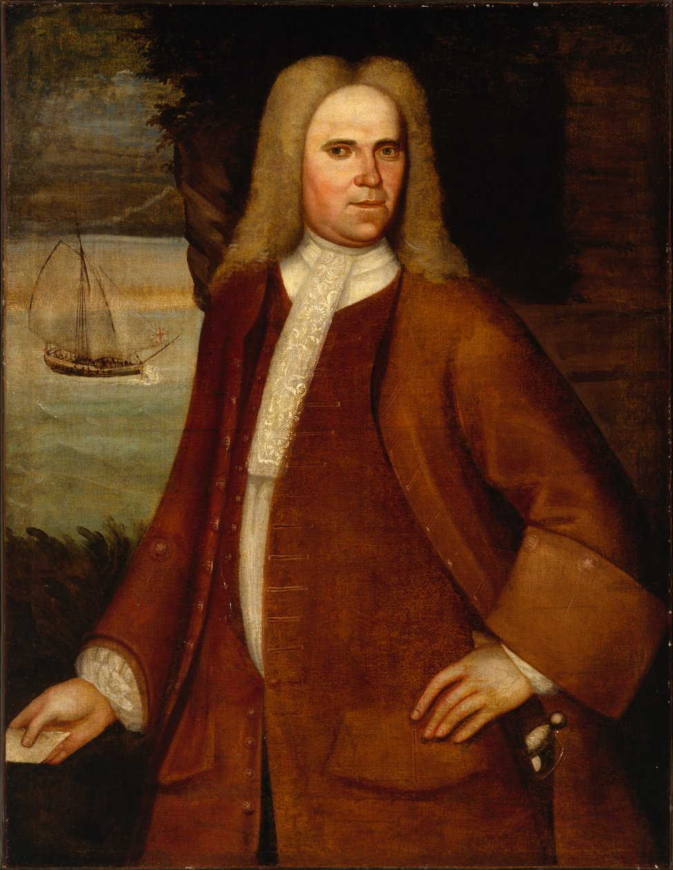 Porträtt av Ebenezer kista, ca. 1714-1730 av Nehemiah Partridge