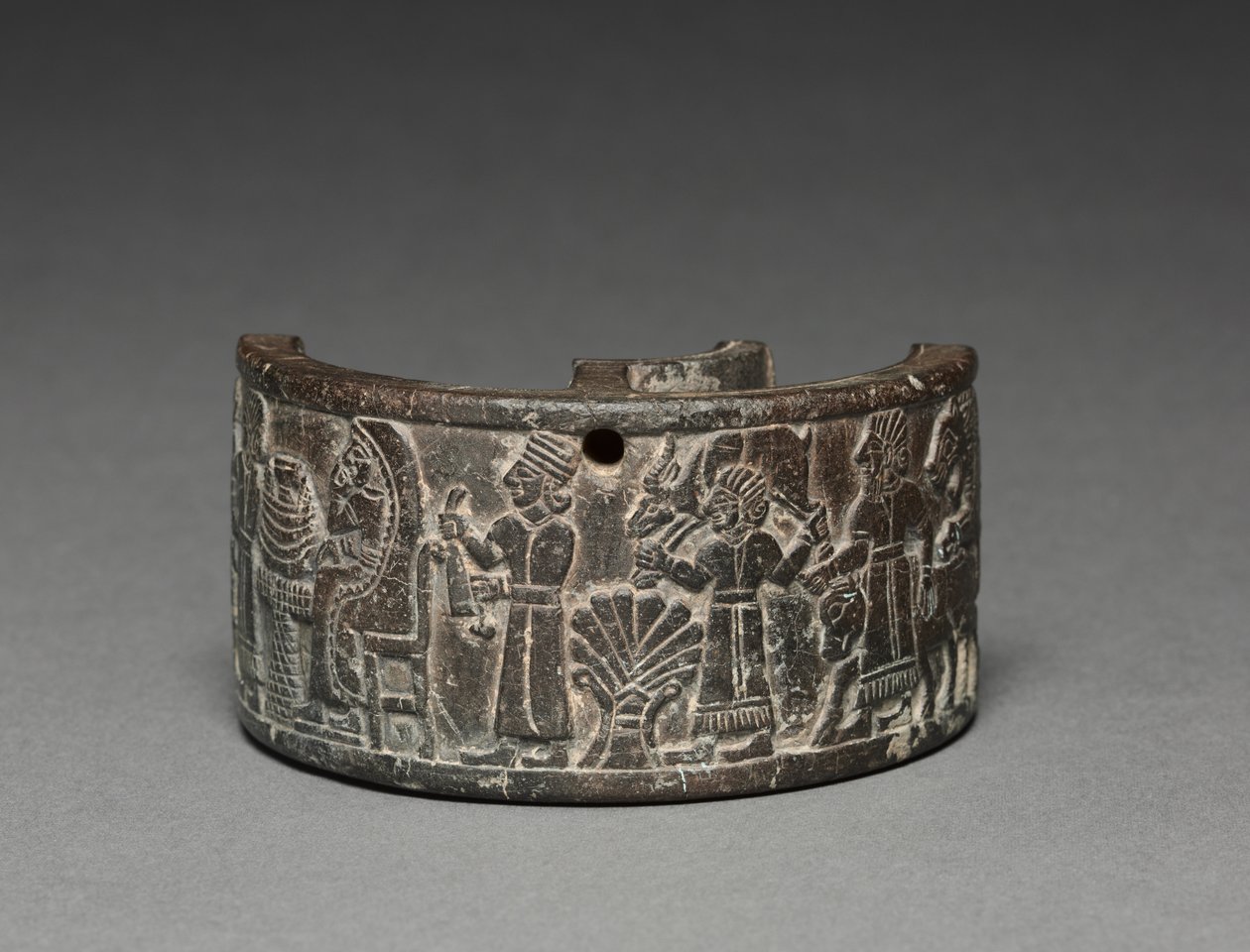 Bankettpyxis, 800-750 f.Kr. (steatit) av Neo Hittite