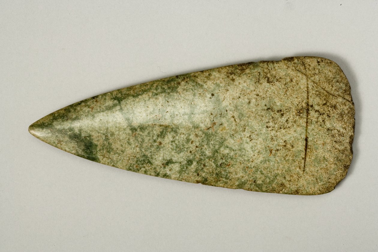 Yxhuvud, 4500-2500 f.Kr. (polerad grön sten) (se 270530 för tergo) av Neolithic