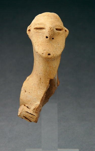 Chef för en idol, 400-300 f.Kr. (keramik) av Neolithic Neolithic
