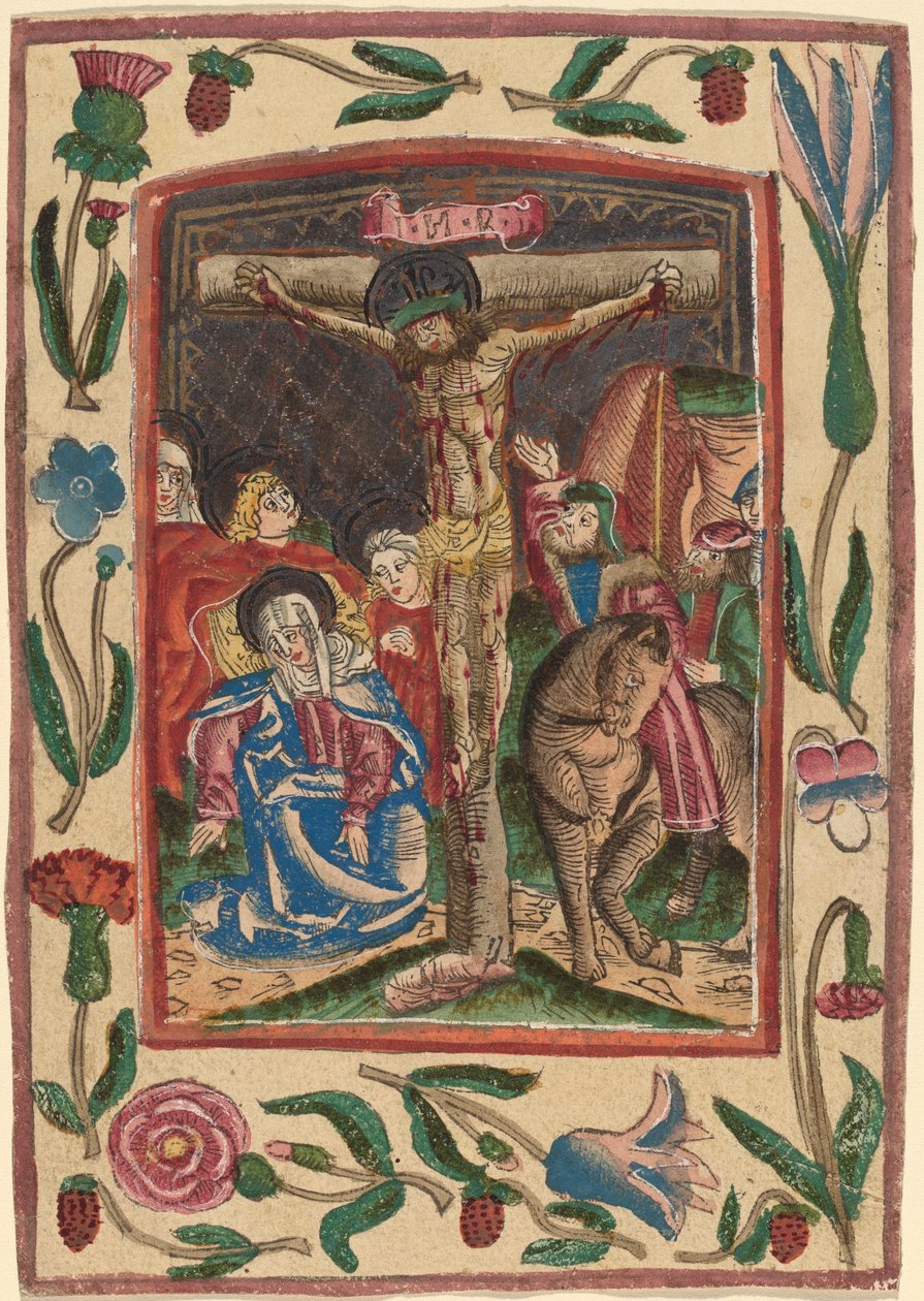 Korsfästelsen av Netherlandish 15th Century