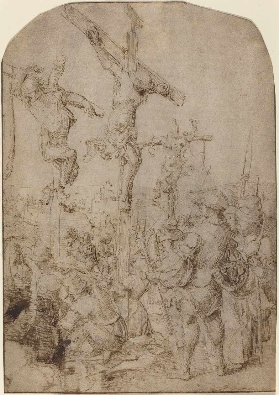 Korsfästelsen av Netherlandish 16th Century