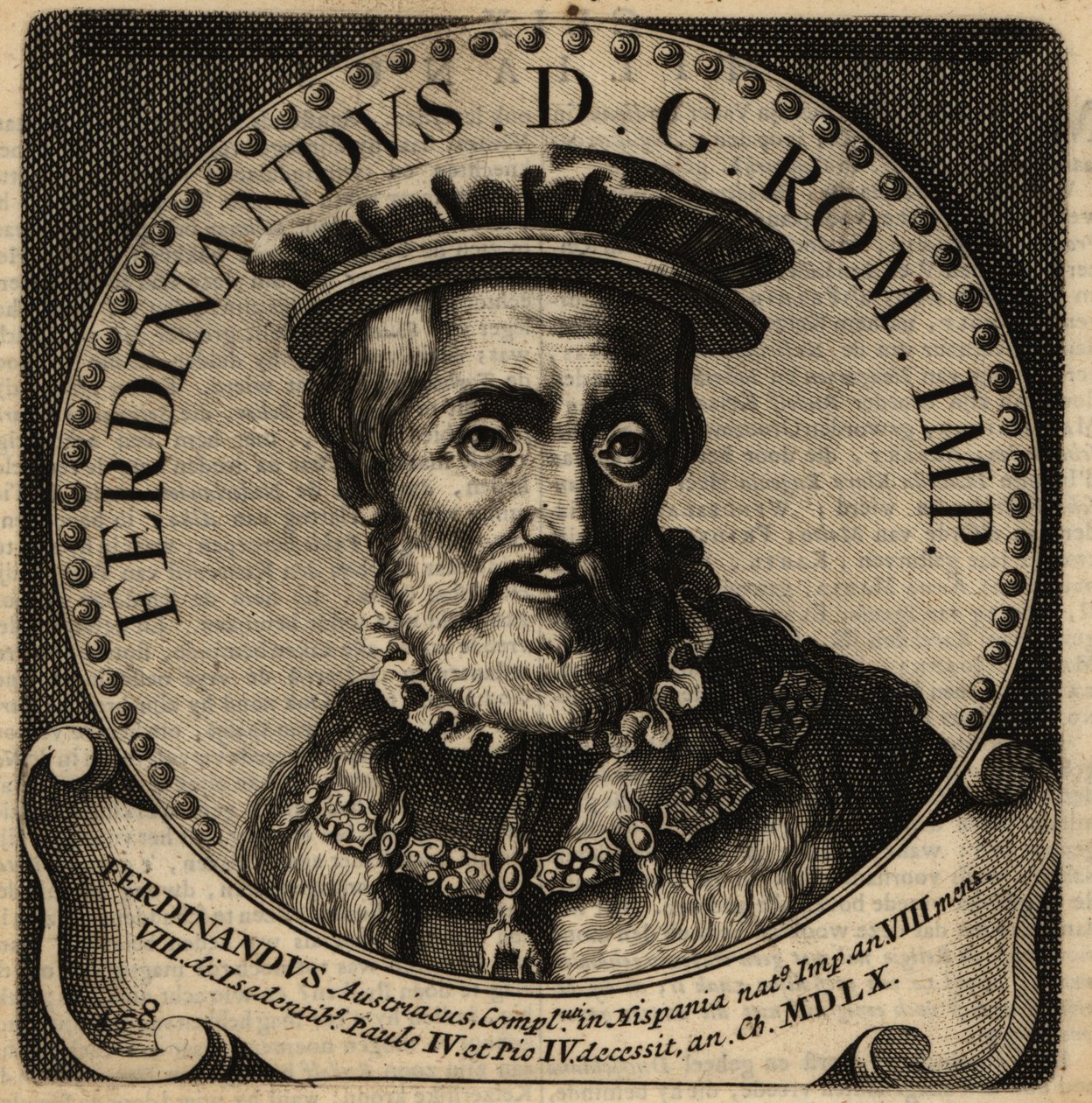 Den helige romerske kejsaren Ferdinand I. av Netherlandish School