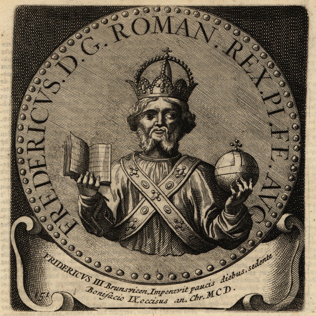 Helige romerske kejsaren Fredrik III. av Netherlandish School