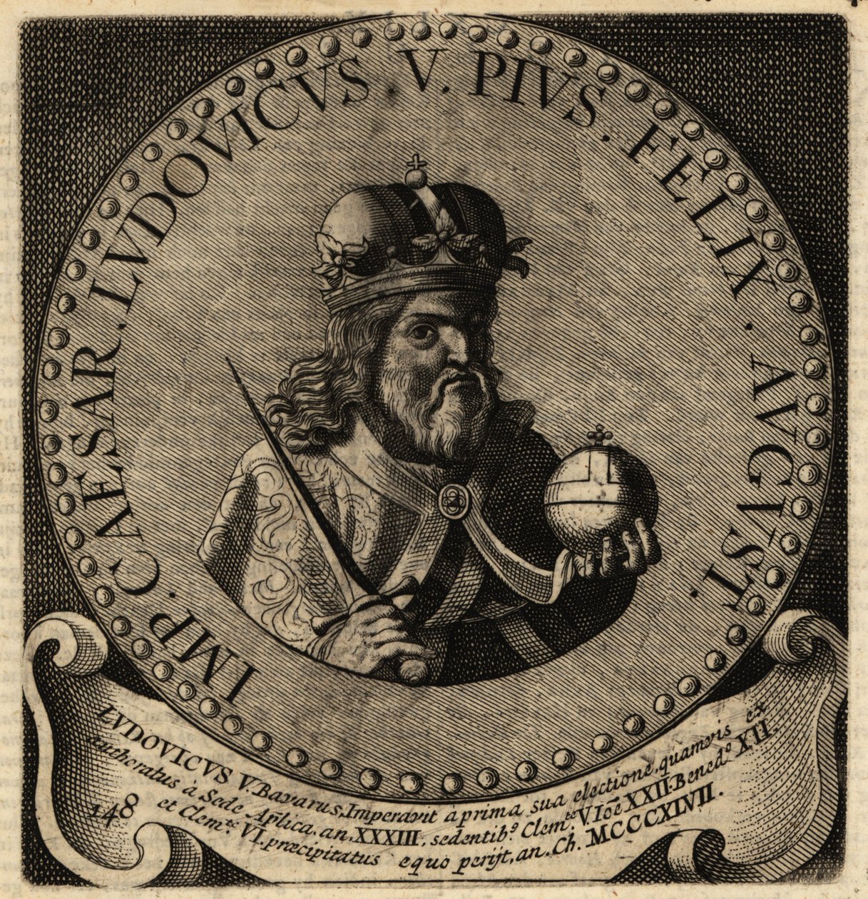 Helige romerske kejsaren Ludvig IV. av Netherlandish School