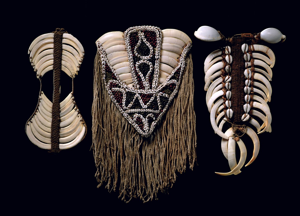 Bröstprydnader av Papua New Guinean